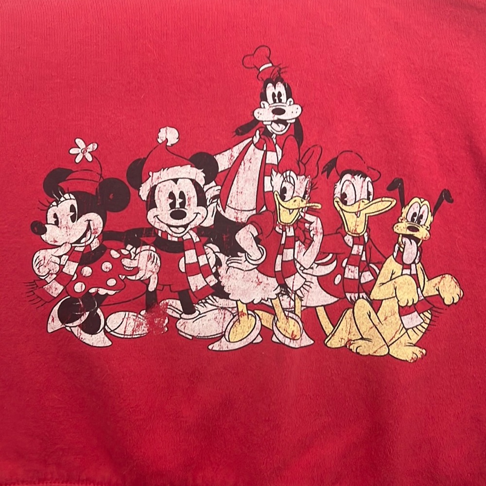 Cotton on Kids Disney Mickey and friends red hoodie